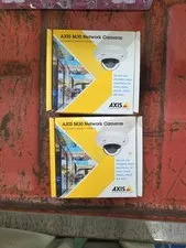 2 NIB Axis Communications M3044-V Dome Security Cameras