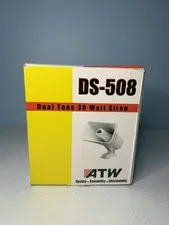 NEW ATW Security DS-508 Dual Tone 30 Watt Siren, White MULTIPLE AVAILABLE