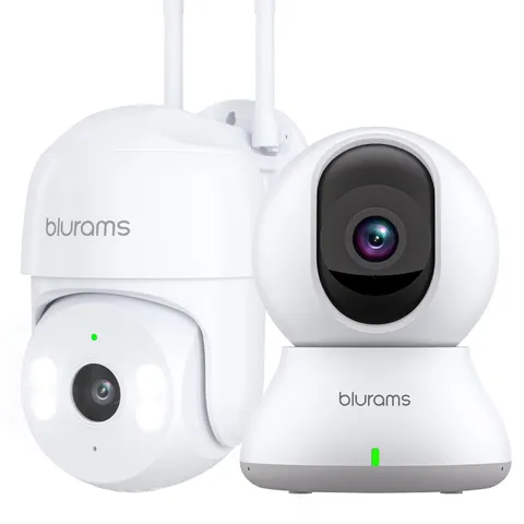 blurams Indoor & Outdoor Security Camera Bundle Set, Pet Cameras for Home...