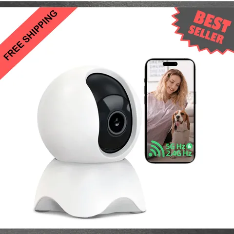 Indoor Security Camera 1080P HD Motion Detection Night Vision Two Way Audio