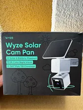 Wyze Solar Cam Pan 2K Color Night Vision 360° Pan/Tilt Outdoor Wi‑Fi Camera