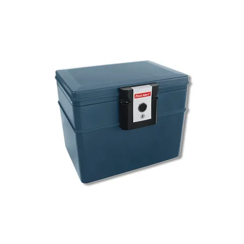 First Alert 2037F 0.62 cu. ft. Fire and Water File Chest Slate