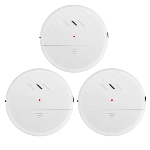 EverNary Window Vibration Alarm, 3Pack 125dB Loud Ultra-Slim Anti-Theft Alarm...