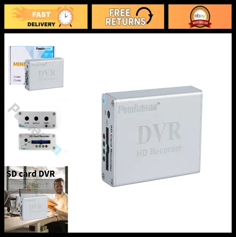 Mini DVR Digital Video Recorder - Real-time SD Card Recording for FPV, CCTV, DVD