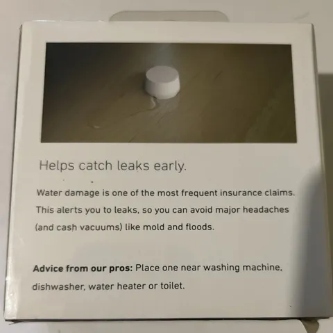 SimpliSafe Home Security Water Sensor Smart Home Leak Detector NEW Sealed