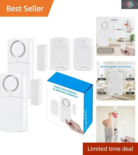 ProSecure 120DB Wireless Door & Window Alarm with Remote & Multi-Mode Safety