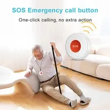 Tuya Mini SOS Button Waterproof Emergency Panic Alarm ZigBee WiFi Smart Button