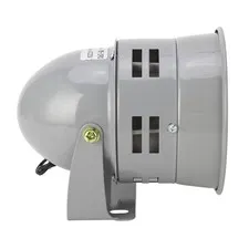 1 Industrial Alarm 120dB Loud Siren For Emergency Situations Grey Metal ZHOP