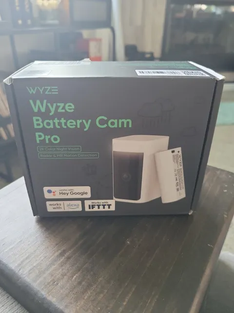 NEW Wyze WYZECOP Battery Cam Pro Security Camera - White NIB sealed