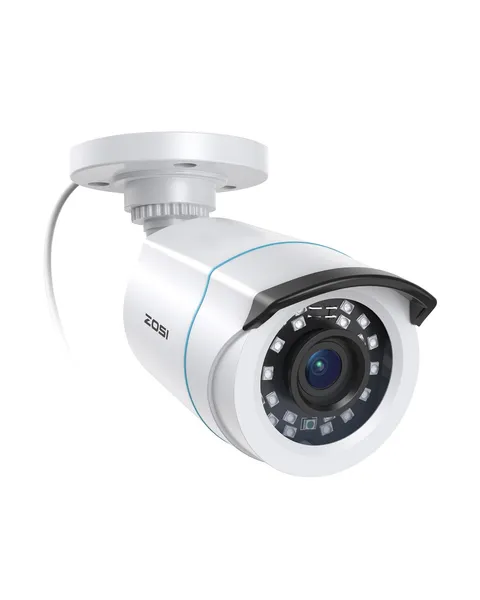 ZOSI 2MP 1080p HD Security Camera Outdoor, Hybrid 4-in-1 CVI/TVI/AHD/CVBS