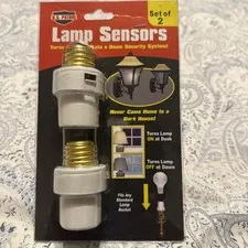 US Patrol Lamp Sensors Home Security System Fits Standard Sockets