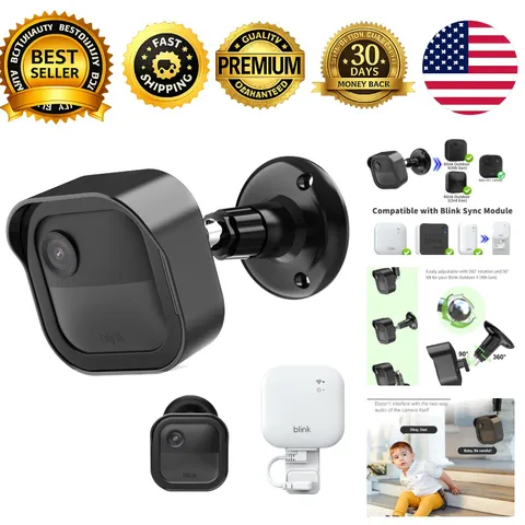 Blink Outdoor 4th Gen Camera Mount 1 Pack Weatherproof Cover 360 Adjustable