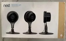 Google Nest Cam Indoor 1080p HD Wired Security Camera 3-Pack NC1104U