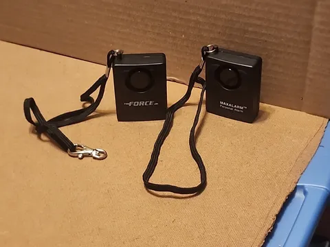 2pk Personal Protection Alarm Sound When Safety Pin Is Removed/ Wear or Attach