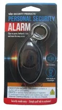 KEY RING EMERGENCY PERSONAL SECURITY ALARM WITH FLASHLIGHT     FREE USA S&H