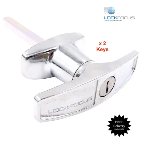 Lock Focus T Handle-Suits ,Roller Doors, Caravans,Sheds, Garage Lock-07352140