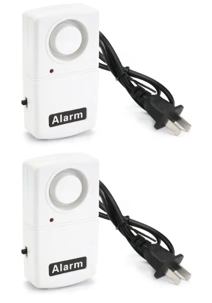 Power Failure Alarm, 2 Pack Automatic Power Cut Failure Outage Alarm 120Db LED I