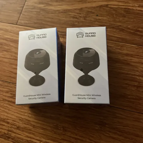 2 Guard House Security Camera 1080p HD Magnetic Mini Camera New In Box.  🔥