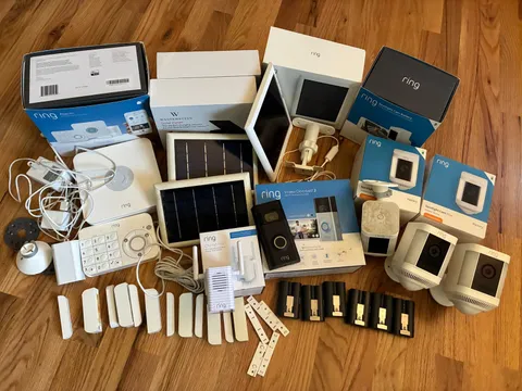 Ring Security Camera & Doorbell Lot Sensors Battery Solar Chime - USED & AS IS