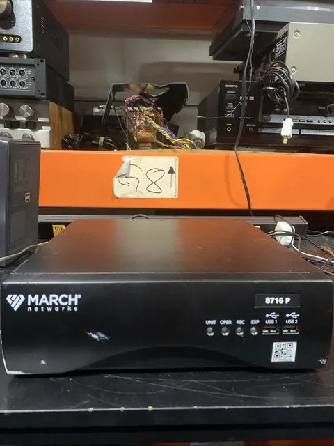 March Networks 34246-106 8716 P Hybrid Network Video Recorder (NVR) UNTESTED