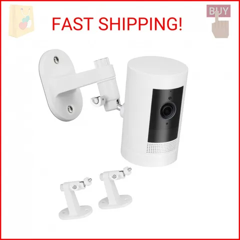 2Pack Adjustable Security Wall Mount Bracket for Ring Stick Up Cam & Ring Outdoo