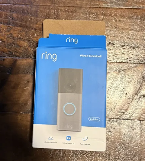 Ring Wired Doorbell 2nd Gen Box Opened But Never Used.