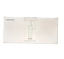 FOAOOD DF220 Wireless Outdoor Security Camera with Solar Panel - White