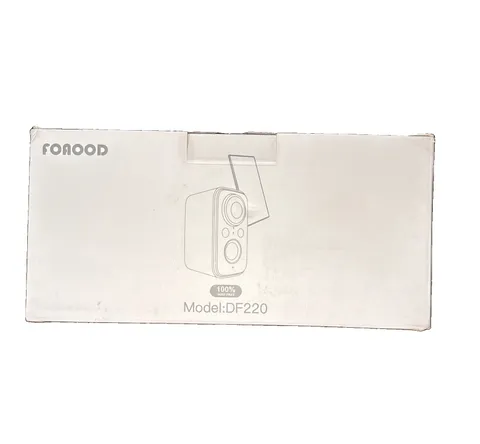 FOAOOD DF220 Wireless Outdoor Security Camera with Solar Panel - White