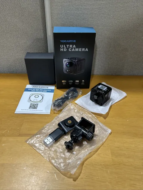 4K Mini Dual-Band 2.4/5GHz WiFi Indoor with AI Human Detection Night Vision