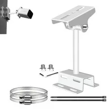 CCTV Security Camera Mount Brackets, Adjustable Pole/Wall Mount with Stainles...