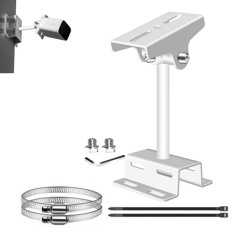 CCTV Security Camera Mount Brackets, Adjustable Pole/Wall Mount with Stainles...