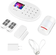 Wifi 4G Alarm System, Anti-Theft Home Security System, 2.4In LCD Wireless DIY Sm