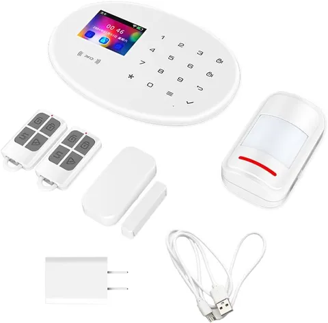 Wifi 4G Alarm System, Anti-Theft Home Security System, 2.4In LCD Wireless DIY Sm
