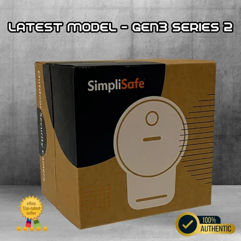 SimpliSafe Outdoor Wifi Camera Series 2 Active Guard CM021 With 16 Power Cord