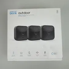 Blink Outdoor 3 Camera System Home Security w/ Mounts - LOCKED FOR PARTS / SCRAP