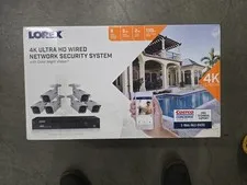 Lorex 4K Wired IP NVR Security System 8-Channel 6 Cameras 2TB Color NV