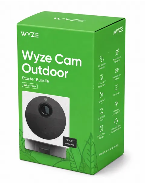 Wyze Cam Outdoor Starter Bundle 1080p Wi-Fi Weatherproof + Base Station