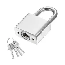 30 x 50.5mm Heavy Duty Lock Alloy Steel High Security Padlock with 4 Keys