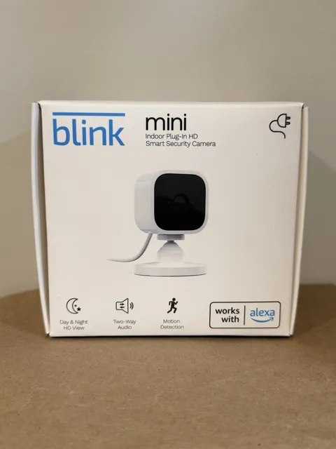 Blink Mini Indoor Plug-In Live HD Smart Security Camera (New in Box)