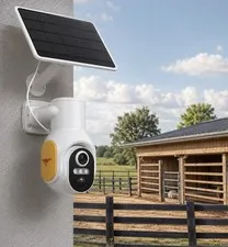 4G Solar Security Camera Y52-4G Built-in SIM PTZ AI Human Detection Night Vision