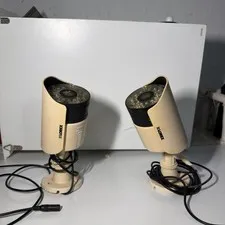 Lot of 2 Lorex Wired CCTV Security Cameras IR Night Vision Untested Beige
