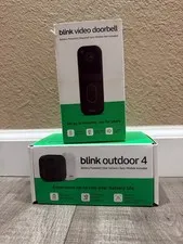 Blink Video Doorbell Plus Outdoor 4 Wireless Camera & Sync Module Core - NEW!