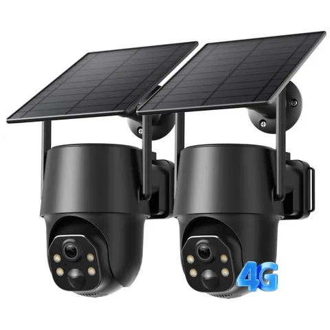 360° View Solar Camera, 4G LTE Cellular, No WiFi,  Rated
