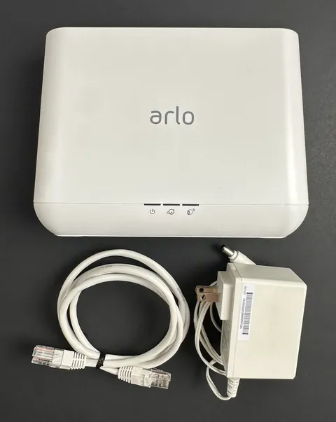 NETGEAR ( VMB4000 ) Arlo Pro Security Base Station W/Power Cord & Ethernet Cable