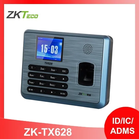 ZKTeco TX628 TCP/IP Fingerprint Time Attendance Time Clock ID/IC/ADMS