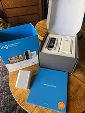 Ring Peephole Cam - Video Doorbell Camera w/Original Box & 2nd Gen Chime - Works