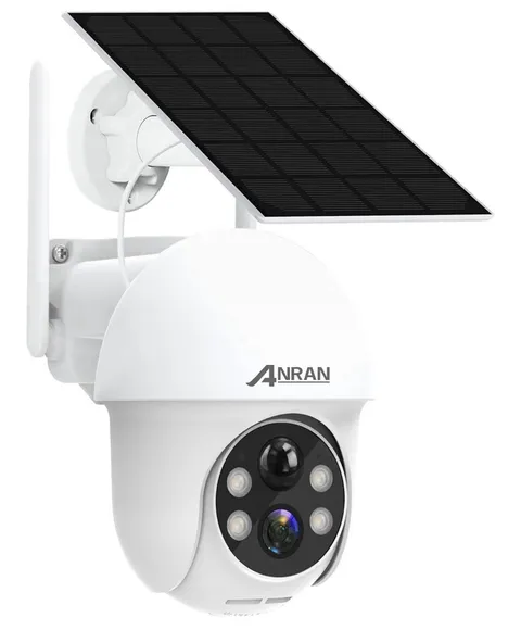 ANRAN Q1 Wireless Outdoor 360° 2K Solar IP Network Bullet Camera - NEW