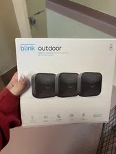 Blink Outdoor Battery-Powered Wireless Security Camera (3rd Gen) 3-Pack, New