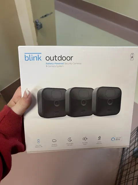 Blink Outdoor Battery-Powered Wireless Security Camera (3rd Gen) 3-Pack, New