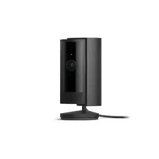 Ring Stick Up Cam Plug-in Wired Indoor/Outdoor Camera Black